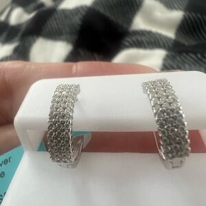 Elegant Silver Hoop Earrings